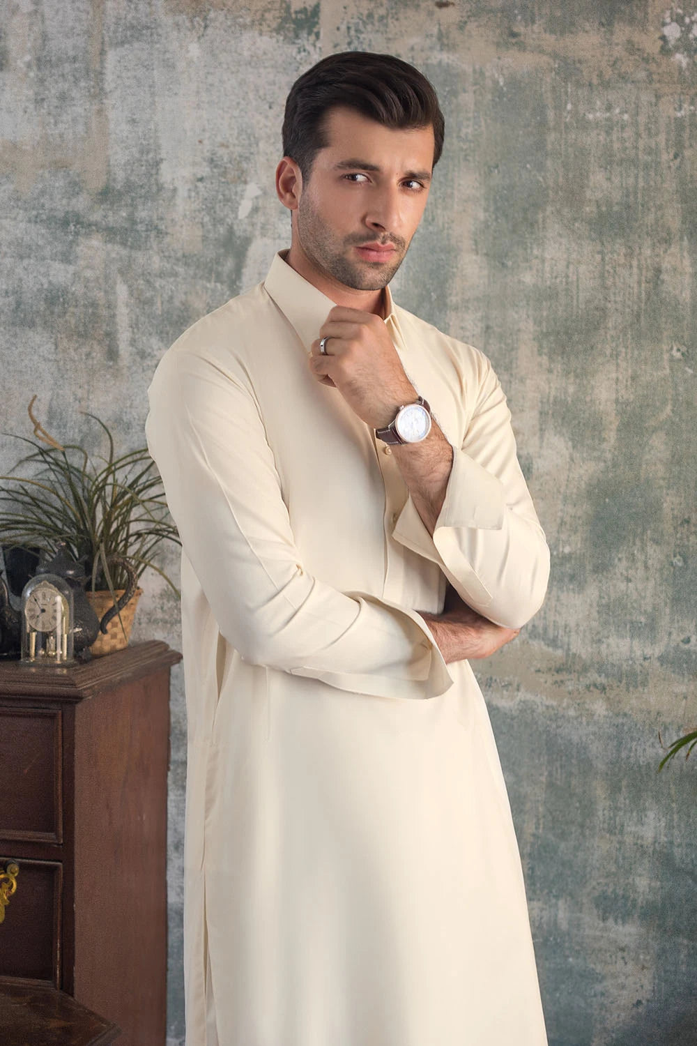 CRAVE Bone White Boski Unstitched Fabric