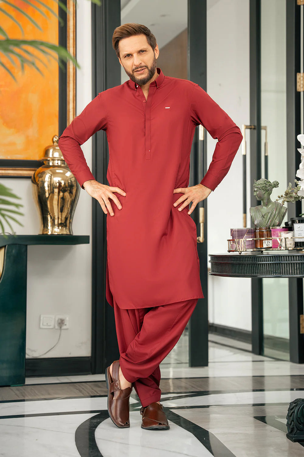 CRAVE Maroon Cotton