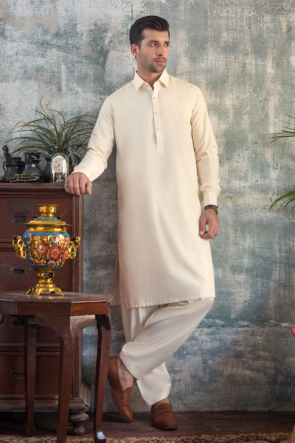 CRAVE Bone White Boski Unstitched Fabric