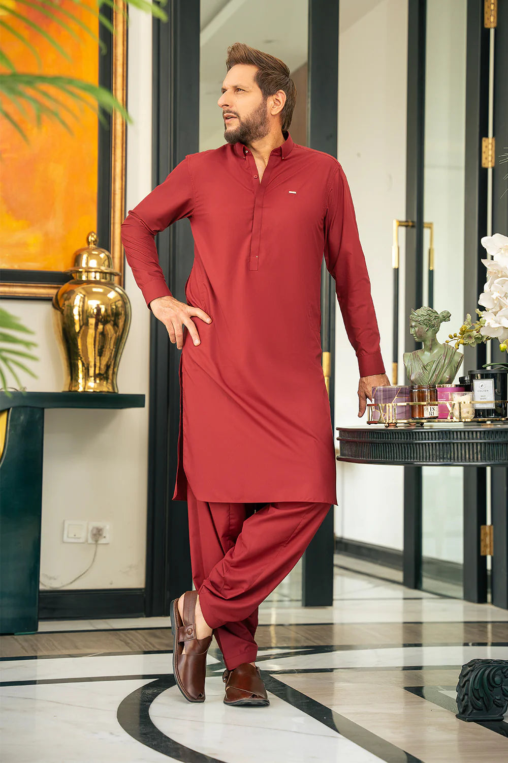 CRAVE Maroon Cotton