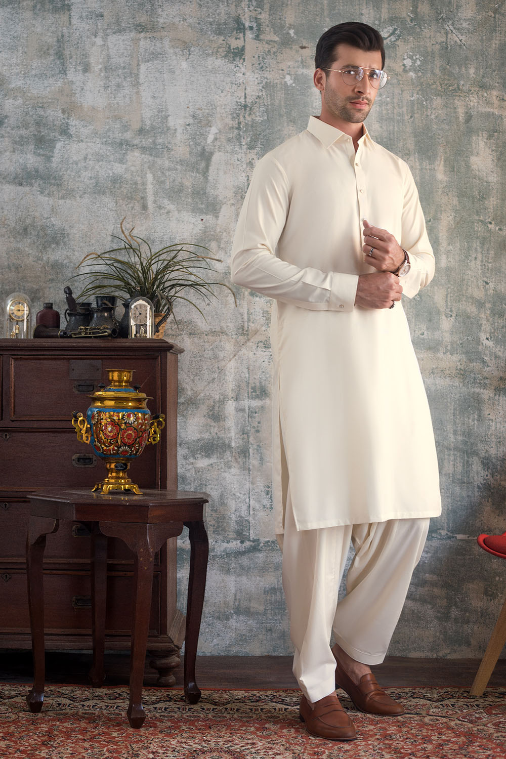 CRAVE Bone White Boski Unstitched Fabric