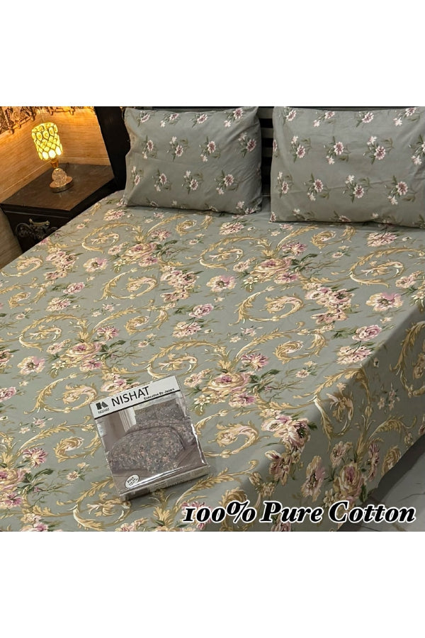 100% Pure Cotton Bedsheet