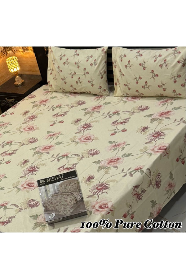 100% Pure Cotton Bedsheet