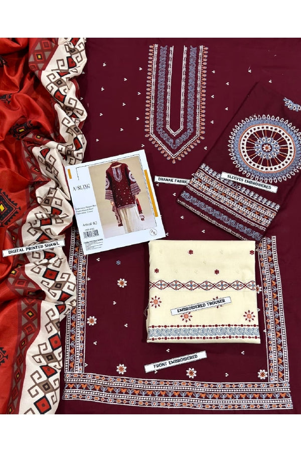 AIRJET DHANAK EMBROIDERED COLLECTION