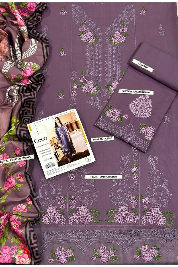 AIRJET DHANAK EMBROIDERED COLLECTION